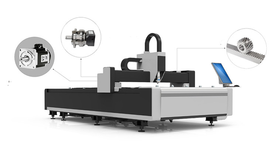 Laser-Schneidemaschine 1530 der Faser-1000W für Stahl-8m/Min